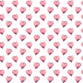 Little ones watercolor pink hearts balloons